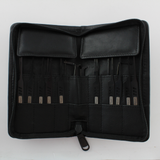 Dangerfield 'Pick Protect" Lambskin Lock Pick Tool Case containing Dangerfield Praxis Ionic Lock Pick Set