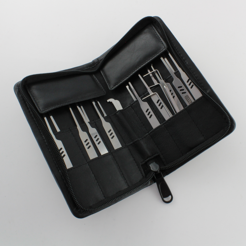 Dangerfield Lock Pick Case with Dangerfield Praxis 21 Piece Lock Pick Set