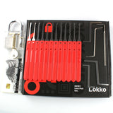 Beginners COMPACT Lock Pick Set - Dummies Guide, Tactile Lockpicks, Practice Lock, Covert Spy Kit