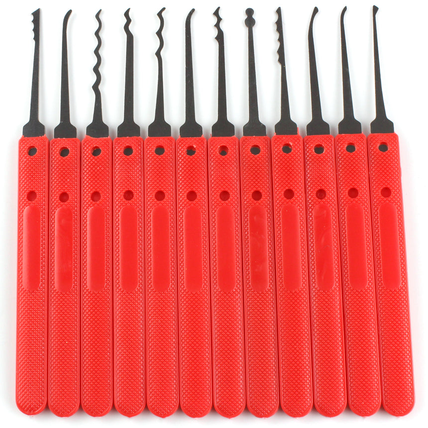 Beginners COMPACT Lock Pick Set - Dummies Guide, Tactile Lockpicks, Practice Lock, Covert Spy Kit