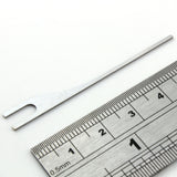 Dangerfield Universal Lock Pick Gun Needles - against ruler