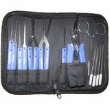 GOSO Broken Key Extractor Set Plus - 16 Piece Set with Carry Case