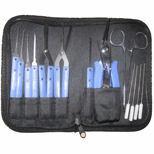 GOSO Broken Key Extractor Set Plus - 16 Piece Set with Carry Case