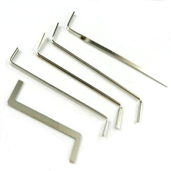 5 Piece Tension Tool Set - UKBumpKeys