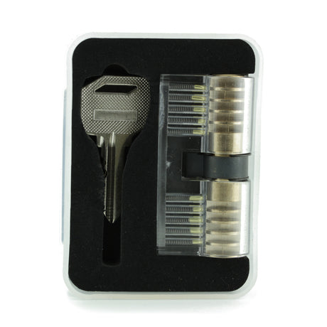 Double Sided Practice Lock with keys in Case