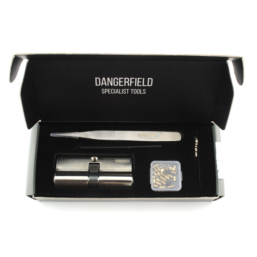 Dangerfield Brushed Aluminum Repinnable Lock - in Box