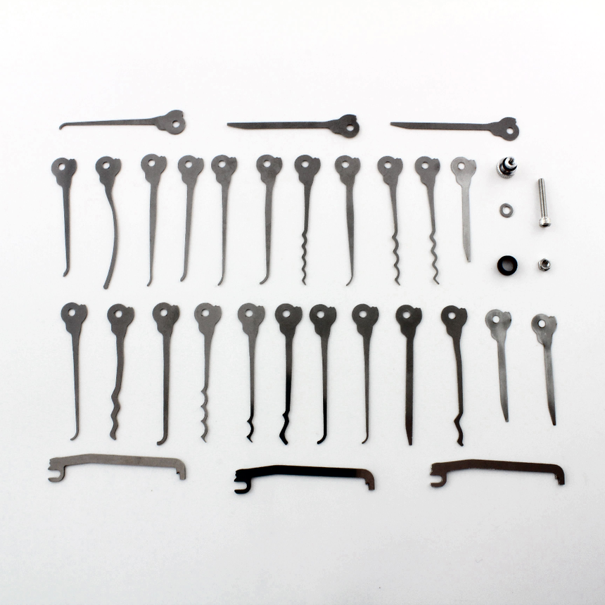 30 Piece Expansion Lock Pick Set for Dangerfield Skeleton