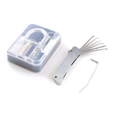 Boxed Training lock with Jack Knife Lockpicks and Tension Tool