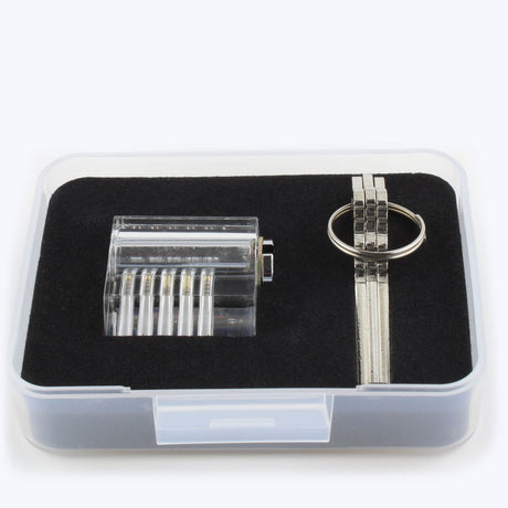 Dangerfield Clear Acrylic Practice Lock - Standard Pins - Medium difficulty