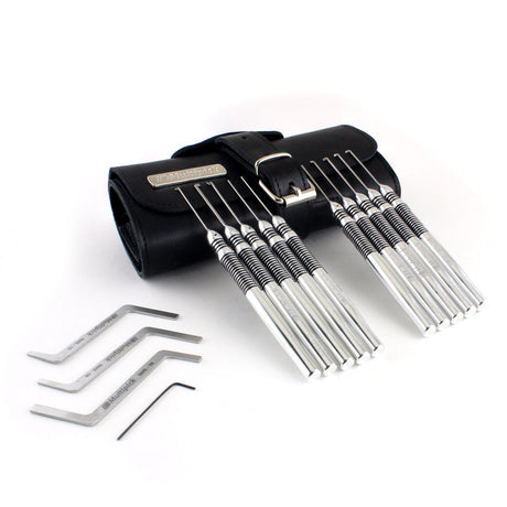 Multipick ELITE G-Pro Dimple Lock Pick Set on Wallet