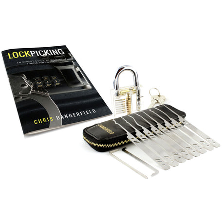 Secret Agent PLUS - How to Pick Locks Book, Serenity Set, Training Padlock - 2