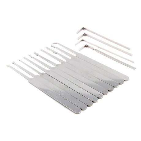 SouthOrd MPXS14 14 Piece Lock Pick Set - Stainless Steel Handles - Lockpickworld