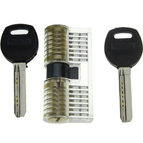 Clear Dimple Practice Cylinder Lock