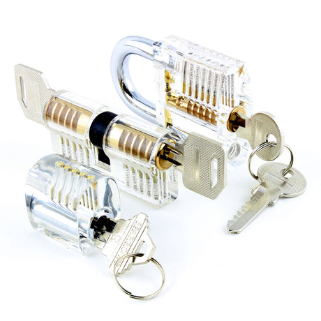 Dangerfield Selection of 3 Locks - Above View