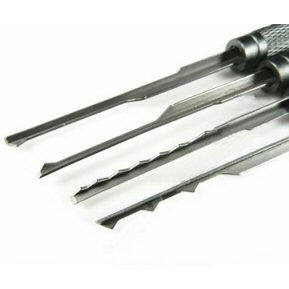 Thunder Lock Pick Rake Set - for Dimple Pin Locks - Angled