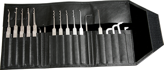 Multipick ELITE 23 Slim Lock Pick Set - 0.4mm