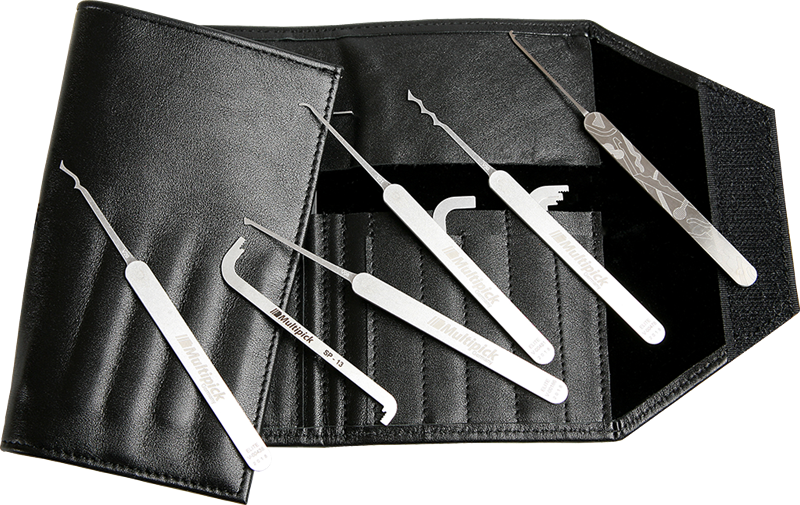 Multipick ELITE 23 Slim Lock Pick Set on case