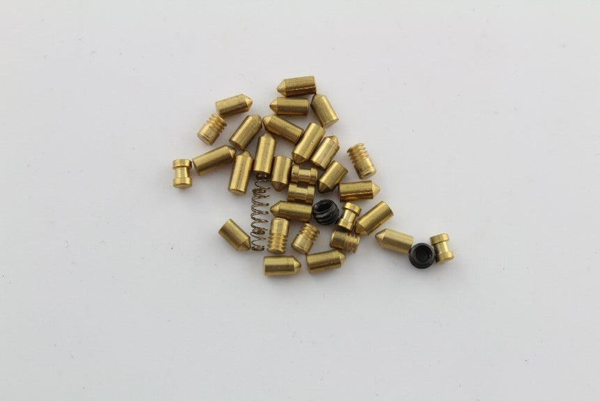 Spare pins for Dangerfield cut-away repinnable practice lock