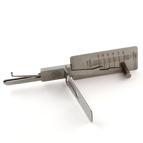 Yale lock pick + decoder Lishi type - side view