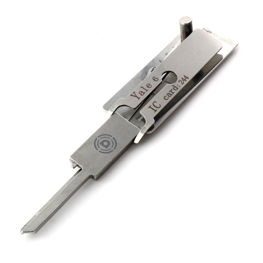 Dangerfield Lishi Yale lock pick + decoder Lishi type - top view