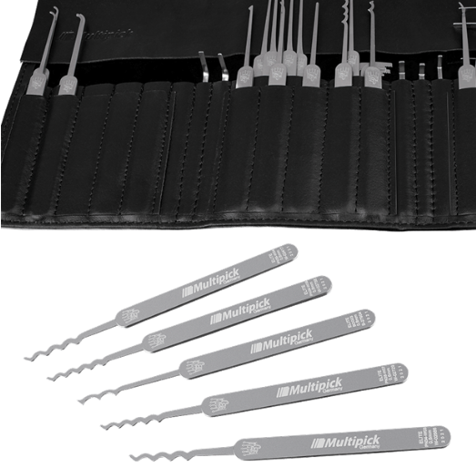 Multipick Lock Noob Lock Pick Set Rakes Detail