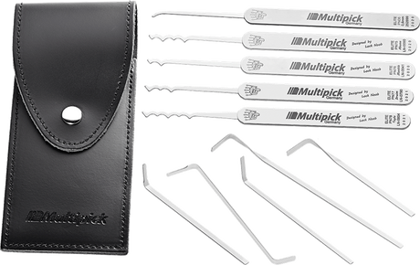 Multipick ELITE 10 "Lock Noob’s" Duo Peak Rake Set Spread Out