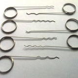 7 Piece Small Keyway Finger Lock Rakes - Mini Rakes