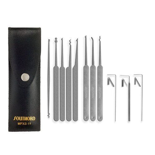 SouthOrd 11 Piece Lock Pick Set - UKBumpKeys